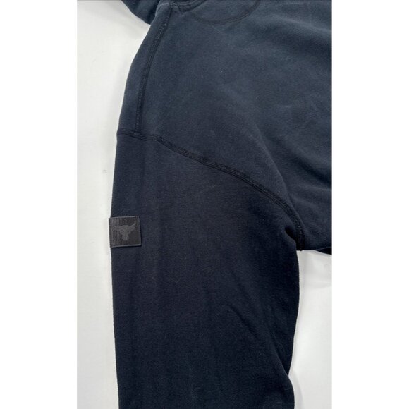 Under Armour Mens XL Project Rock Blood Sweat Respect Hoodie Heavyweight Black - Picture 4 of 14